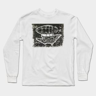 steampunk airship Long Sleeve T-Shirt